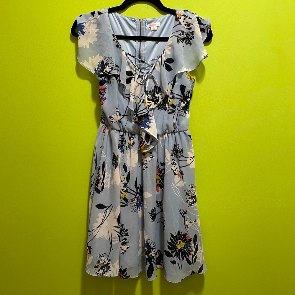 Light blue with flower pattern from Target. Size S